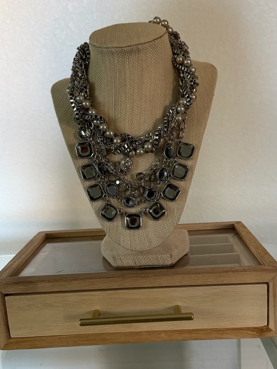 Chloe + Isabel Jewelry - Chloe + Isabel Gunmetal Multi-Strand Statement Necklace